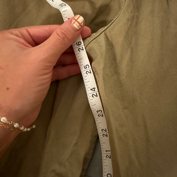 Madewell Langford Wide-Leg Crop Pants in Light Latte Size 26 - Picture 7 of 10